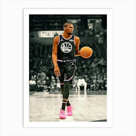 Kevin Durant Of The Golden State Warriors Art Print