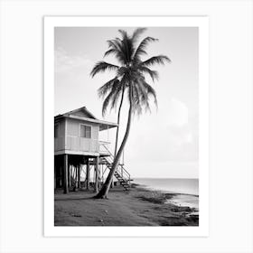 Barbados, Black And White Analogue Photograph 3 Art Print