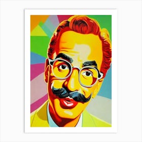 Groucho Marx Colourful Pop Movies Art Movies Art Print