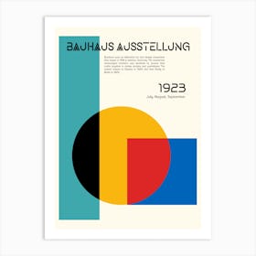 Bauhaus Ausstellung Minimalist 1 Art Print