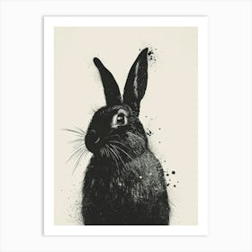 Polish Rabbit Nursery Illustration 4 Art Print