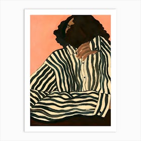 Striped Shirt 1 Art Print