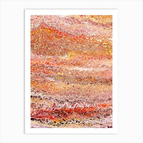 Fire Opal Sandstone Art Print