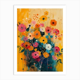 Flowers In A Vase 25 Art Print