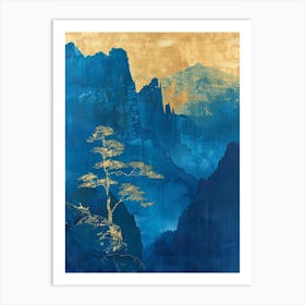 'Blue Mountain' 1 Art Print