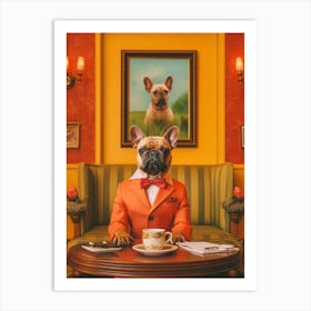 A French Bulldog Dog 9 Art Print