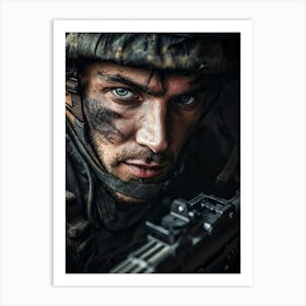 The Soldiers Focus Art Print