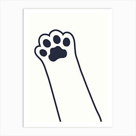 Paw Print 1 Art Print