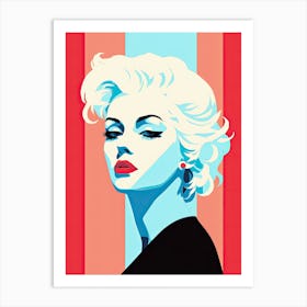 Pop Art Journey: American Woman Art Print