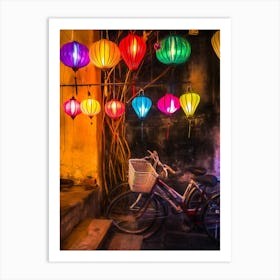 Lantern Light Hoi An Vietnam Art Print