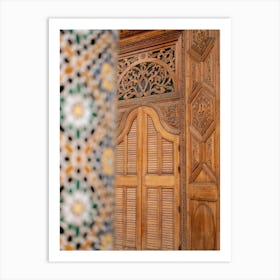 Details Of Marrakech Art Print