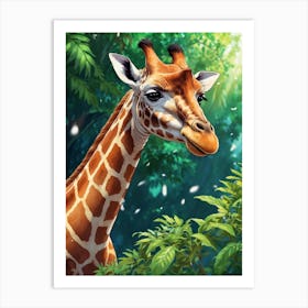 Giraffe 5 Art Print