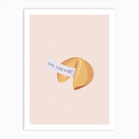 Fortune Cookie Art Print