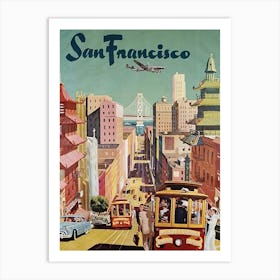 San Francisco Poster Art Print Art Print