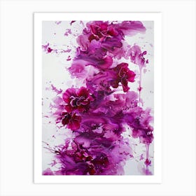 Purple Flowers 1 Art Print