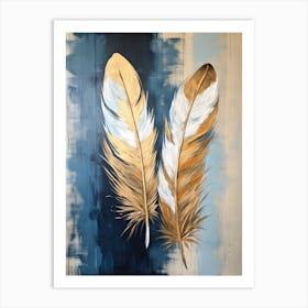 Two Feathers Art Print