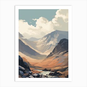 Ben Nevis Scotland 7 Hiking Trail Landscape Art Print