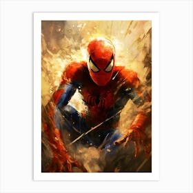 Spider Man Painting Art Print