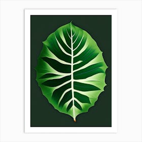 Perilla Leaf Vibrant Inspired Art Print