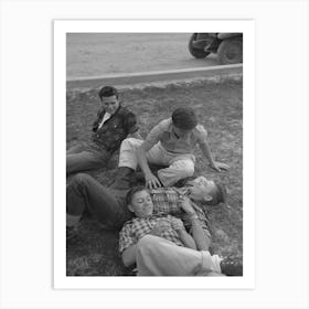 El Centro (Vicinity), California, Young People At The Imperial County Fair By Russell Lee Art Print