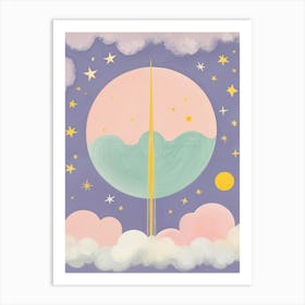 Cosmic Needle Art Print