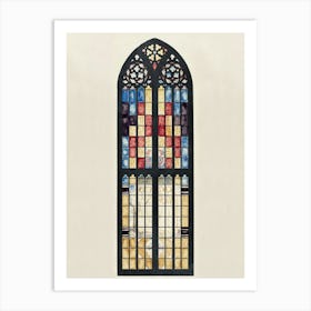 Design For A Window In The South Transept Of The Dom In Utrecht (1878–1938), Richard Roland Holst Art Print
