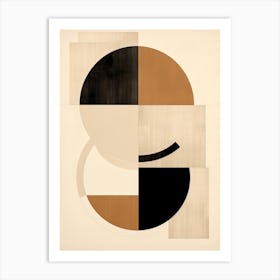 Bauhaus Rhapsody: Chromatic Harmony Art Print