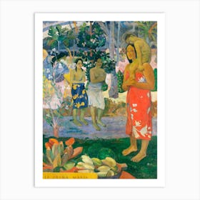 Hail Mary Ia Orana Maria, Paul Gauguin Art Print