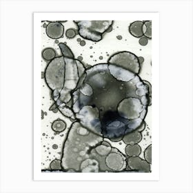 Japanese Art Alcohol Ink 1 Art Print