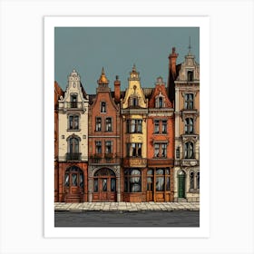 Old Buildings In London Art Print