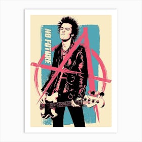 Sid Vicious sex pistols Art Print