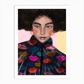 Big Lips Art Print