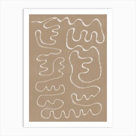 Wavy Lines Art Print