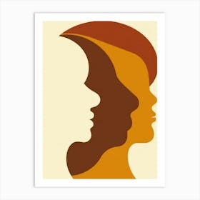 Portrait Of Women 7 Art Print