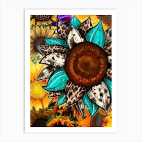 Sunflowers 4 Art Print