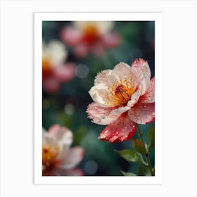 Peony Flower 1 Art Print