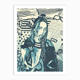 Billie Eilish 1 Art Print