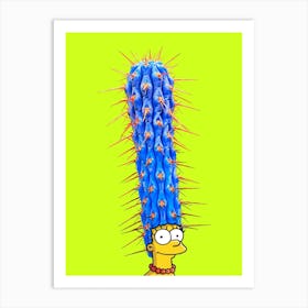 Marge With Dry Hair Art Print