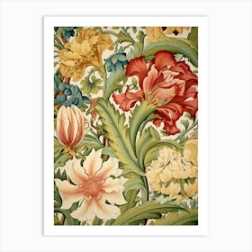 Floral Wallpaper 56 Art Print