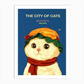 City Of Cats Beautiful The Cats 2 Art Print