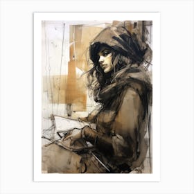 'The Girl In The Hood' Art Print