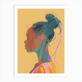 Portrait Of A Woman 116 Art Print