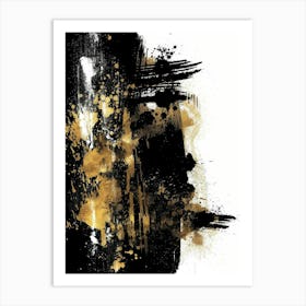 Black And Gold 114 Art Print