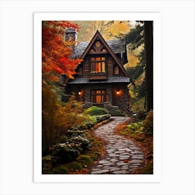 Cabin In The Woods 3 Art Print