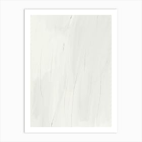 White Marble Art Print