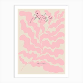 Pink Pattern Matisse Inspired Art Print