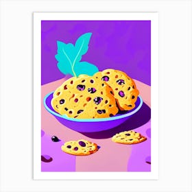Oatmeal Raisin Cookies Dessert Pop Matisse 2 Flower Art Print