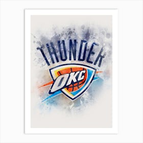 Oklahoma City Thunder 3 Art Print