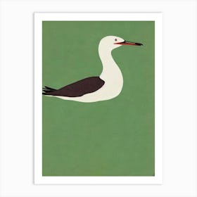 Common Loon 2 Midcentury Illustration Bird Art Print