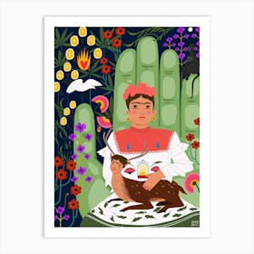 Frida's Garden Art Print
